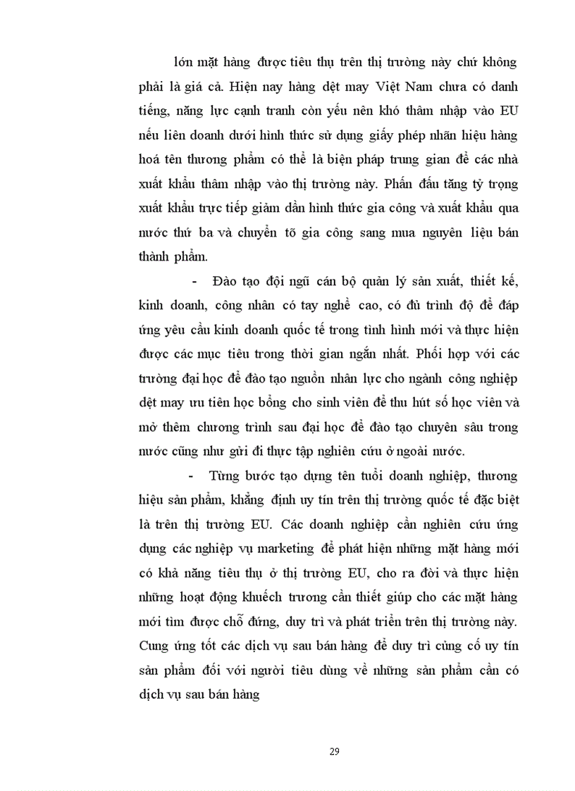 image for page Đẩy mạnh xuất khẩu sản phẩm dệt may sang thị trường EU