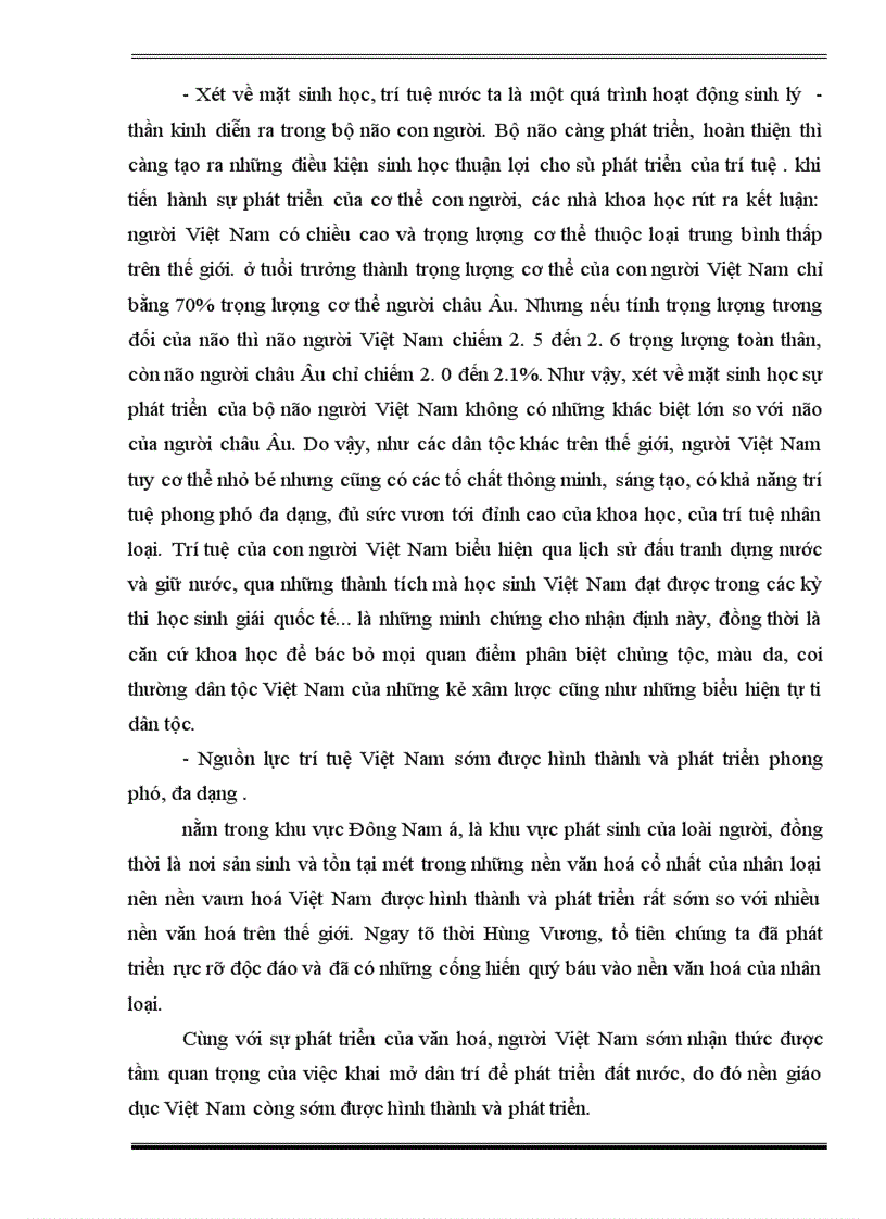 image for page Sự tác động của con người Việt Nam vào nền kinh tế tri thức