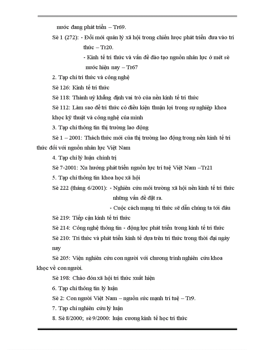 image for page Sự tác động của con người Việt Nam vào nền kinh tế tri thức