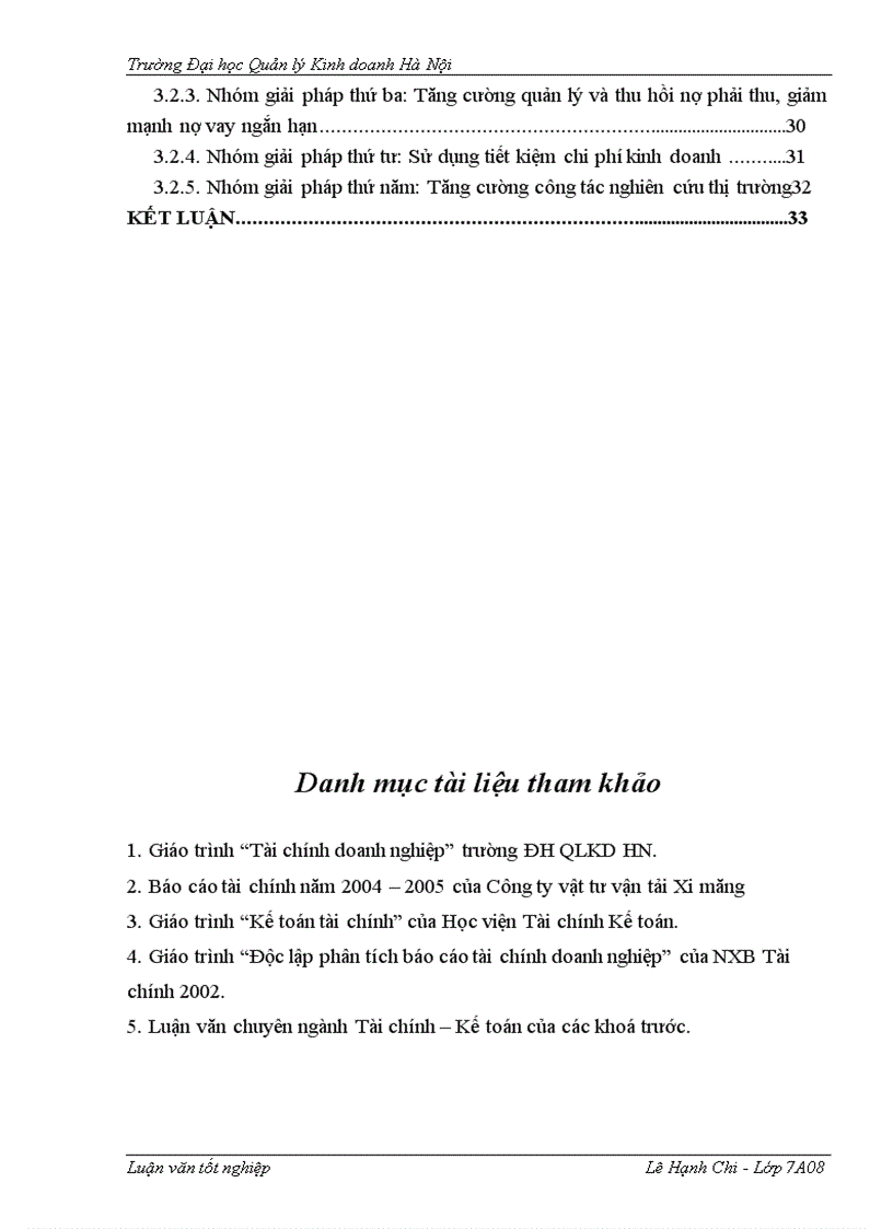 image for page Vốn lưu động và một số giải pháp nâng cao hiệu quả sử dụng vốn lưu động ở Công ty vật tư vận tải Xi măng