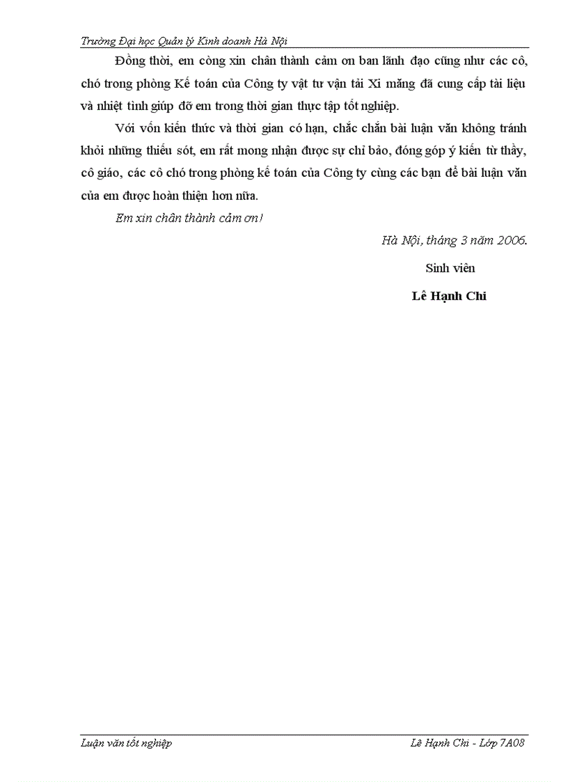 image for page Vốn lưu động và một số giải pháp nâng cao hiệu quả sử dụng vốn lưu động ở Công ty vật tư vận tải Xi măng