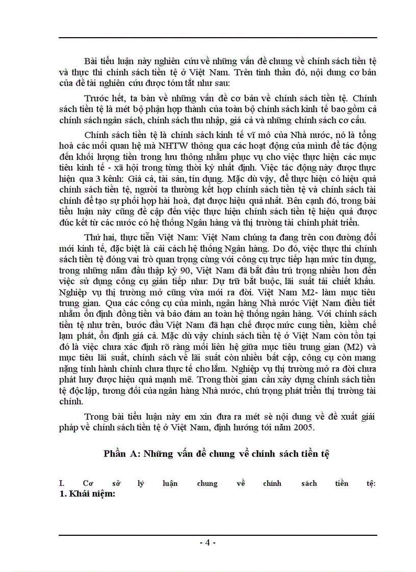 image for page Chính sách tiền tệ và đánh giá về việc thực thi chính sách tiền tệ ở Việt Nam trong những năm gần đây.