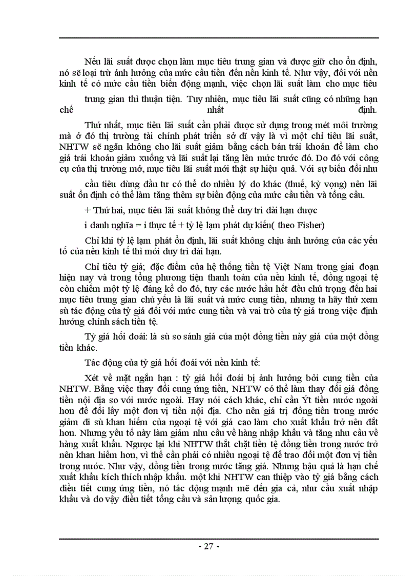 image for page Chính sách tiền tệ và đánh giá về việc thực thi chính sách tiền tệ ở Việt Nam trong những năm gần đây.