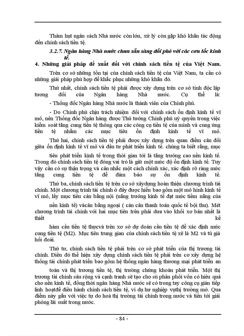 image for page Chính sách tiền tệ và đánh giá về việc thực thi chính sách tiền tệ ở Việt Nam trong những năm gần đây.