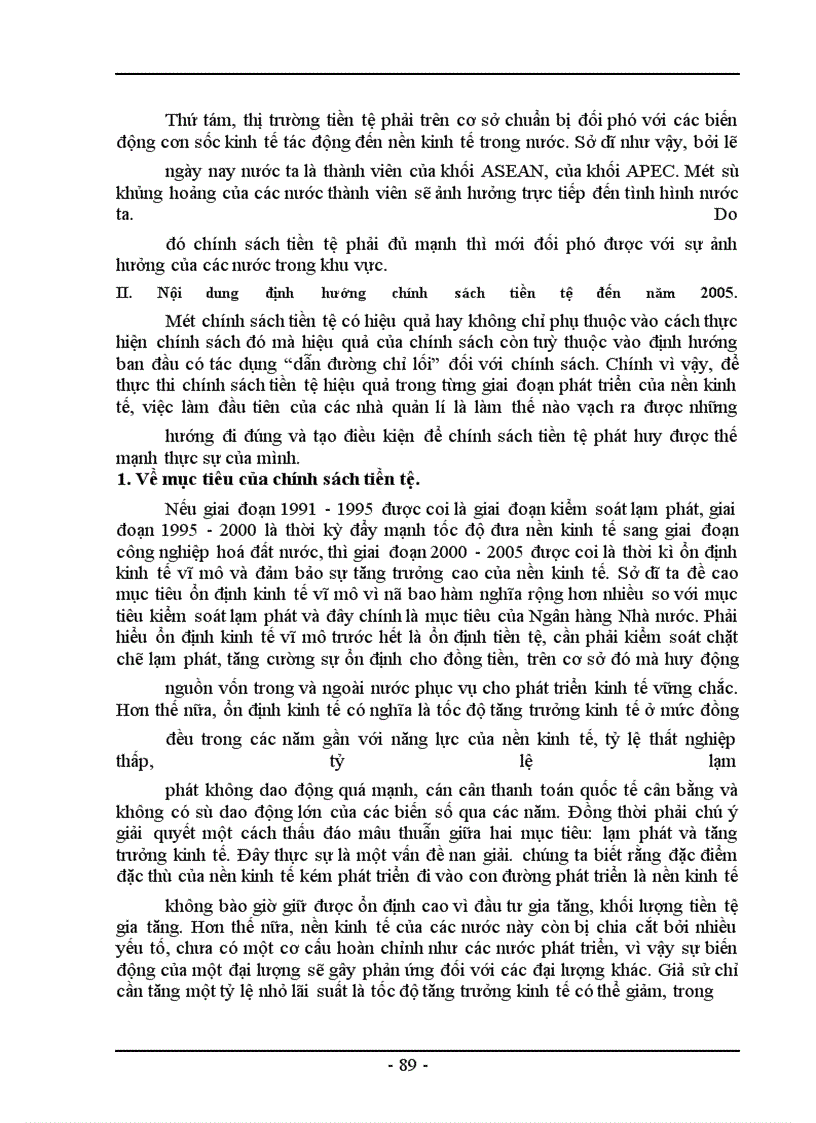 image for page Chính sách tiền tệ và đánh giá về việc thực thi chính sách tiền tệ ở Việt Nam trong những năm gần đây.