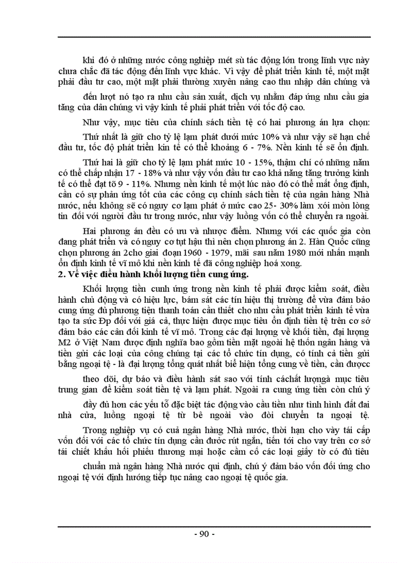 image for page Chính sách tiền tệ và đánh giá về việc thực thi chính sách tiền tệ ở Việt Nam trong những năm gần đây.