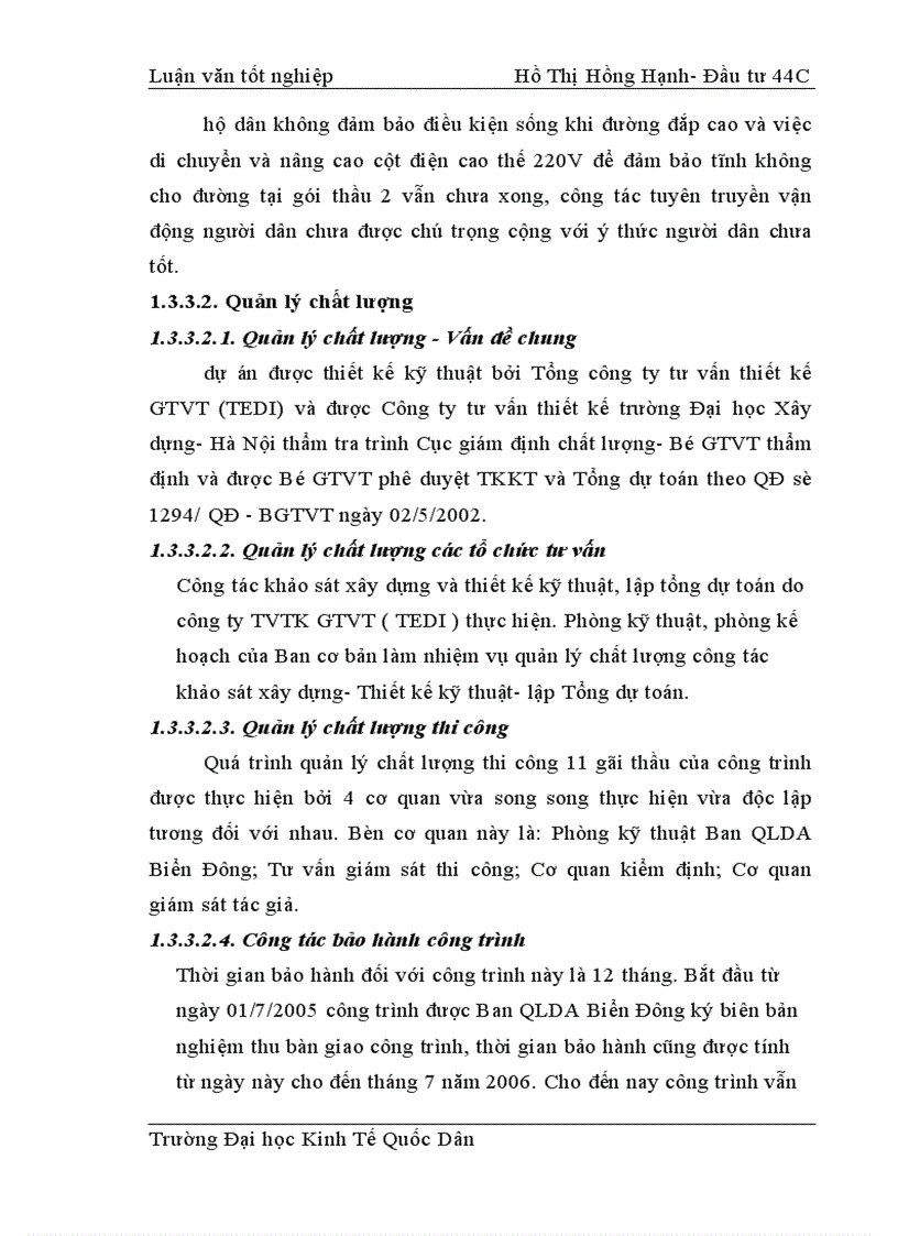 image for page Công tác quản lý dự án tại Ban QLDA Biển Đông