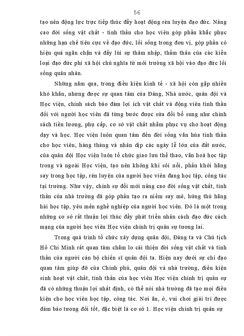 image for page Sự nghiệp xây dựng quân đội nhân dân Việt Nam theo hướng cách mạng, chính quy, tinh nhuệ từng bước hiện đại đòi hỏi rất cao phẩm chất về mọi mặt của mỗi quân nhân, đặc biệt phẩm chất đạo đức cách mạng của người cán bộ