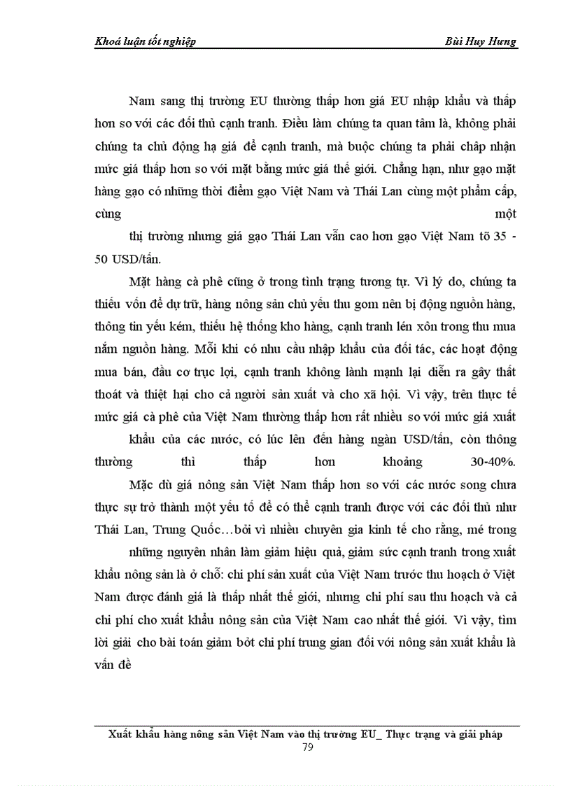 image for page Xuất khẩu hàng nông sản Việt Nam vào thị trường EU_Thực trạng và giải pháp