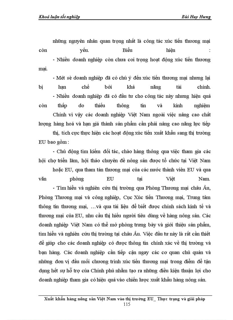 image for page Xuất khẩu hàng nông sản Việt Nam vào thị trường EU_Thực trạng và giải pháp