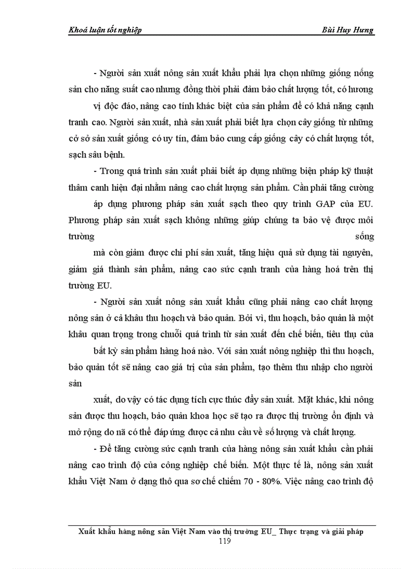 image for page Xuất khẩu hàng nông sản Việt Nam vào thị trường EU_Thực trạng và giải pháp