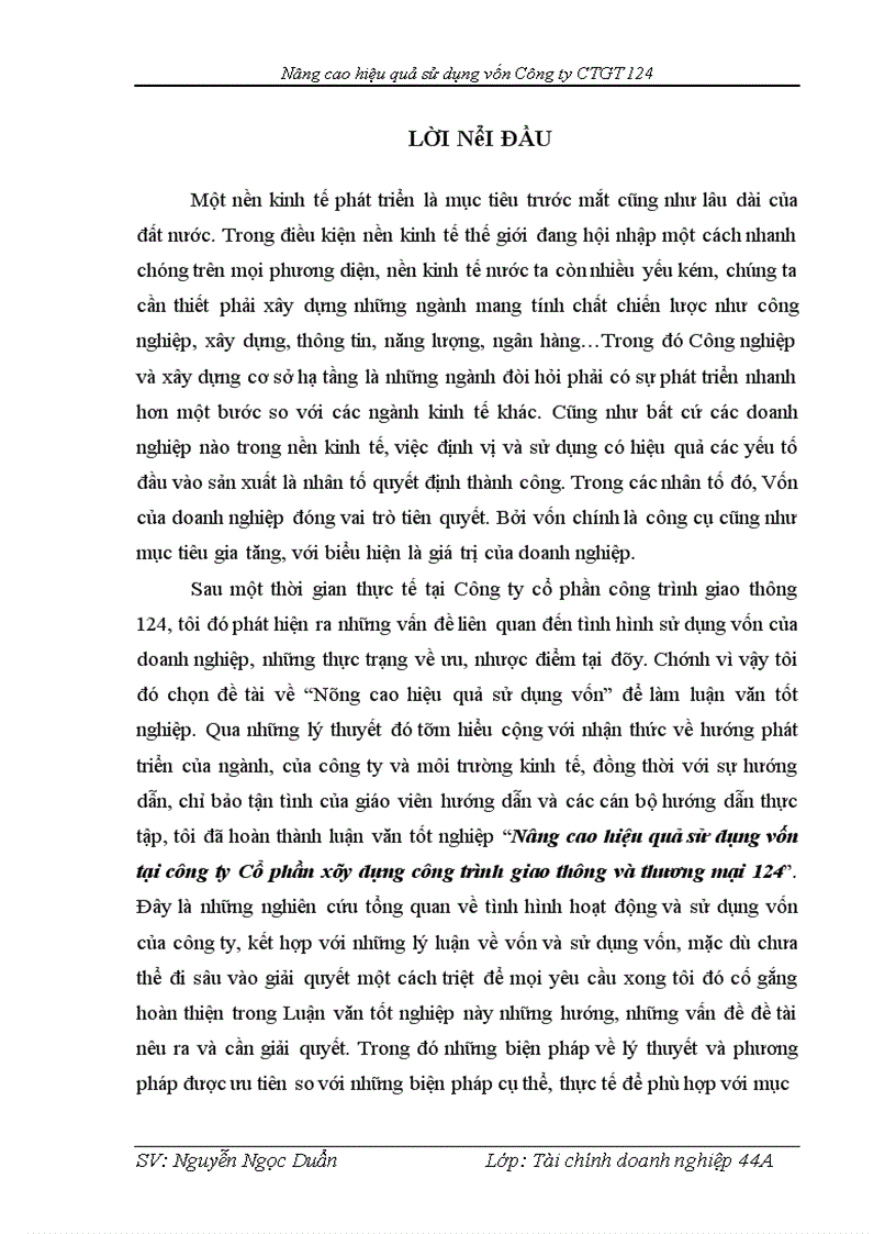 image for page Nâng cao hiệu quả sử dụng vốn tại công ty Cổ phần xây dựng công trình giao thông và thương mại 124