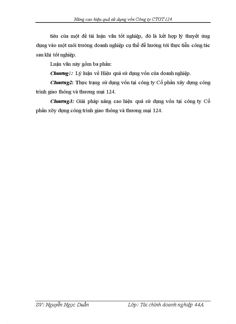 image for page Nâng cao hiệu quả sử dụng vốn tại công ty Cổ phần xây dựng công trình giao thông và thương mại 124