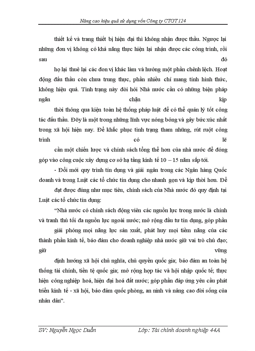 image for page Nâng cao hiệu quả sử dụng vốn tại công ty Cổ phần xây dựng công trình giao thông và thương mại 124