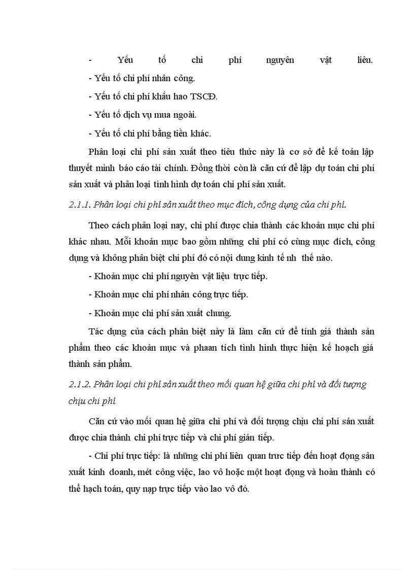 image for page Tổ chức công tác kế toán tập hợp chi phí sản xuất và tính giá thành sản phẩm ở công ty TNHH sản xuất giấy và bao bì Hưũ Nghị