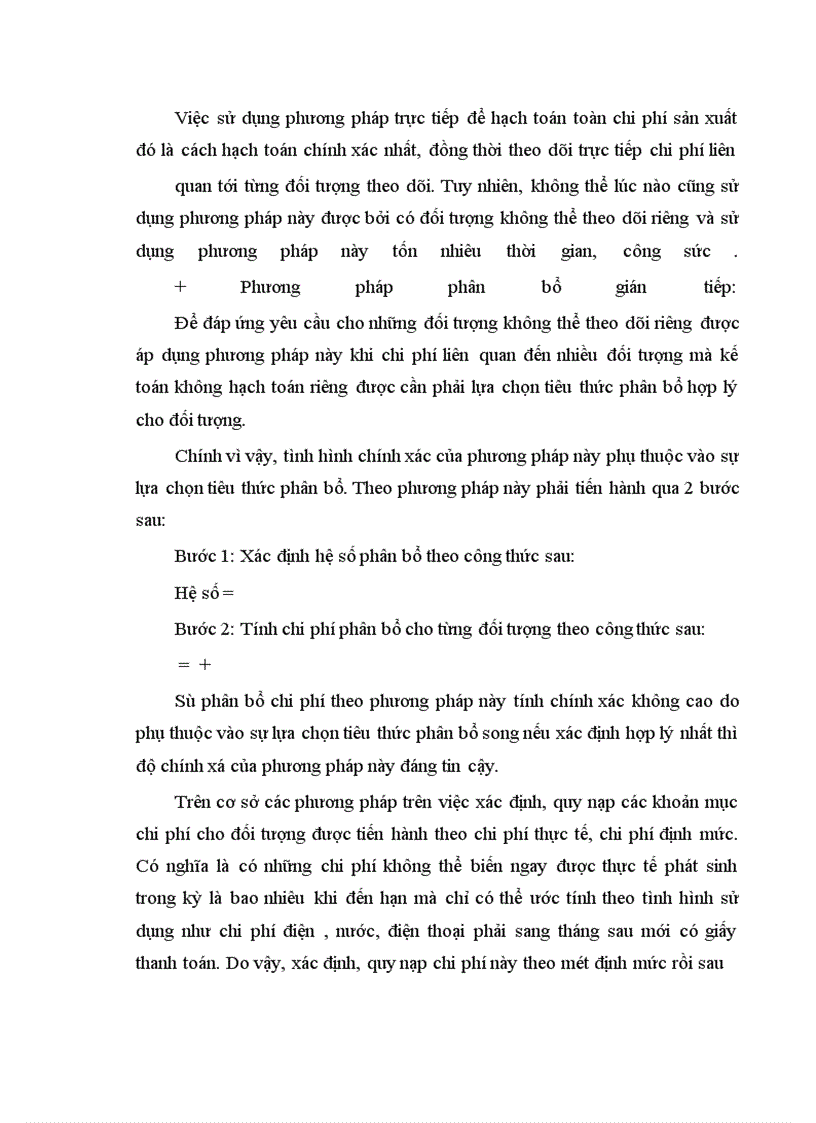 image for page Tổ chức công tác kế toán tập hợp chi phí sản xuất và tính giá thành sản phẩm ở công ty TNHH sản xuất giấy và bao bì Hưũ Nghị