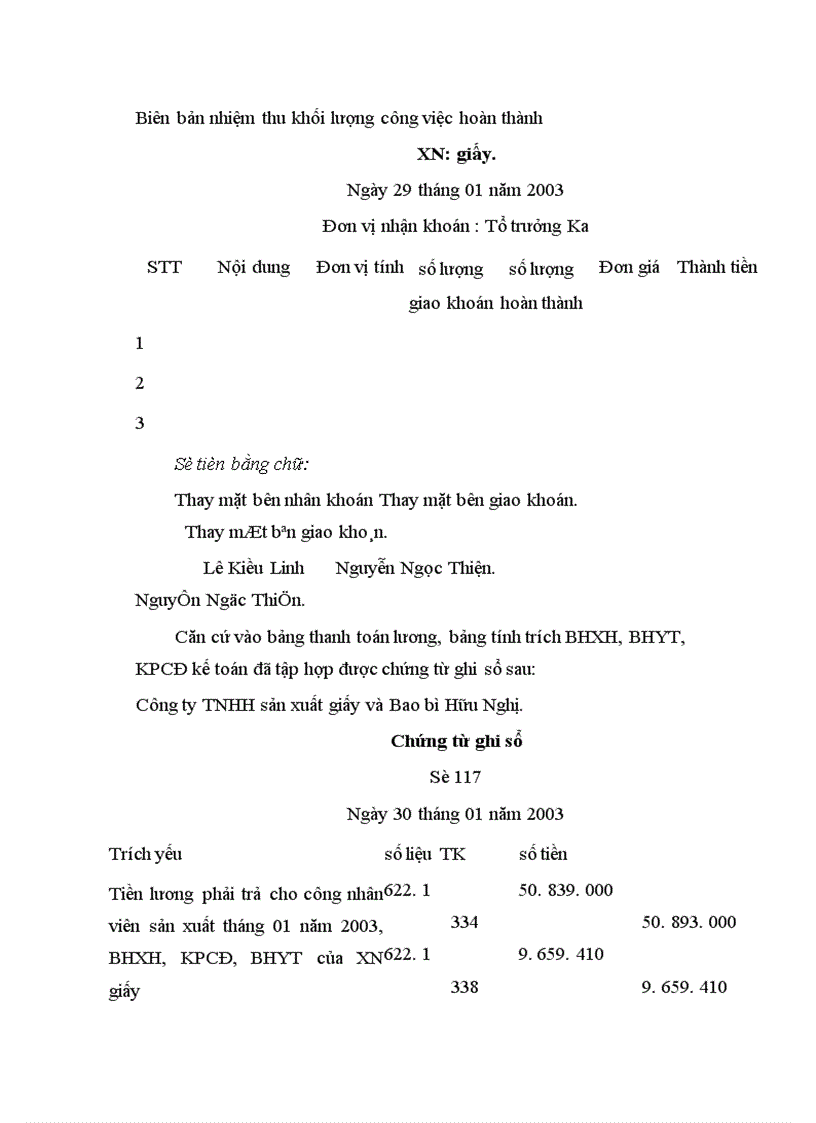 image for page Tổ chức công tác kế toán tập hợp chi phí sản xuất và tính giá thành sản phẩm ở công ty TNHH sản xuất giấy và bao bì Hưũ Nghị