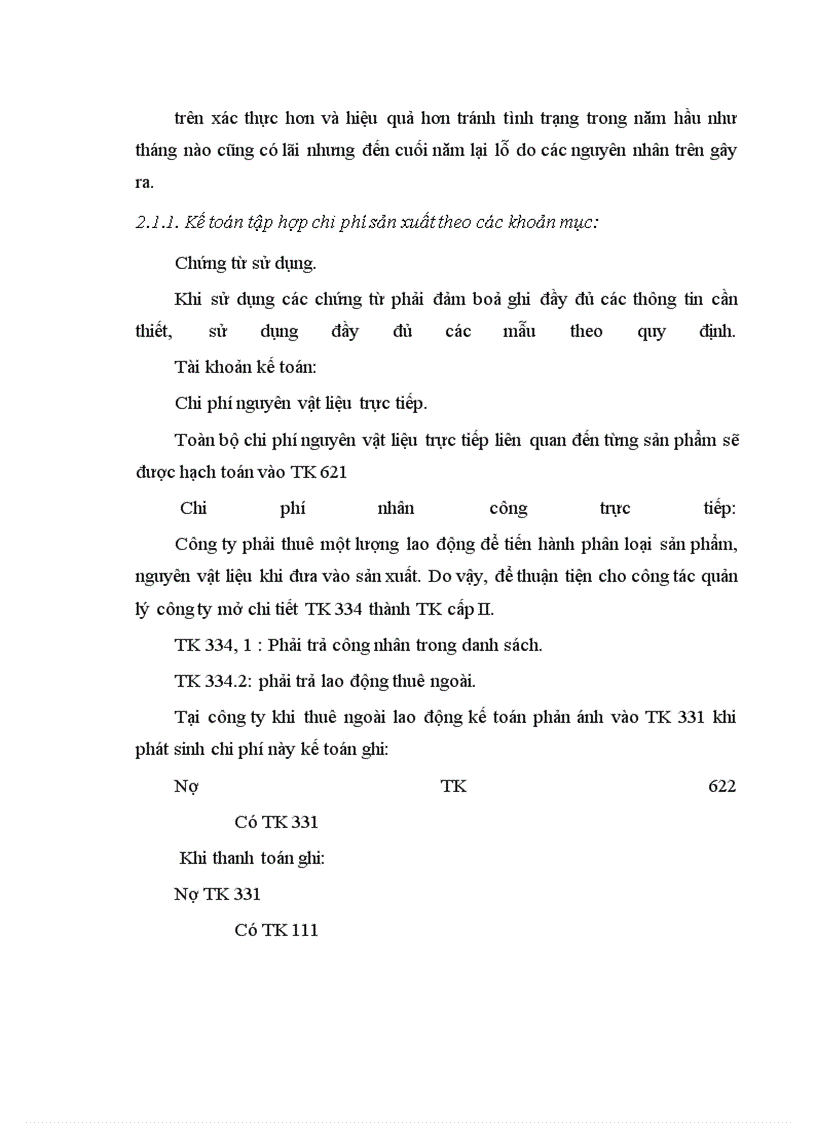 image for page Tổ chức công tác kế toán tập hợp chi phí sản xuất và tính giá thành sản phẩm ở công ty TNHH sản xuất giấy và bao bì Hưũ Nghị
