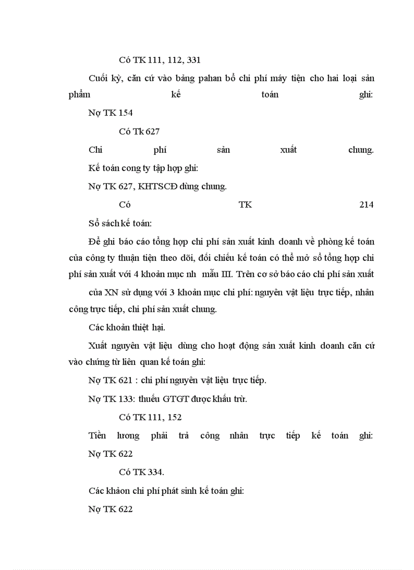 image for page Tổ chức công tác kế toán tập hợp chi phí sản xuất và tính giá thành sản phẩm ở công ty TNHH sản xuất giấy và bao bì Hưũ Nghị