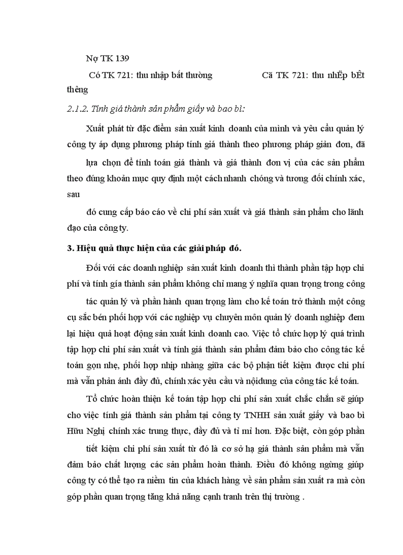 image for page Tổ chức công tác kế toán tập hợp chi phí sản xuất và tính giá thành sản phẩm ở công ty TNHH sản xuất giấy và bao bì Hưũ Nghị