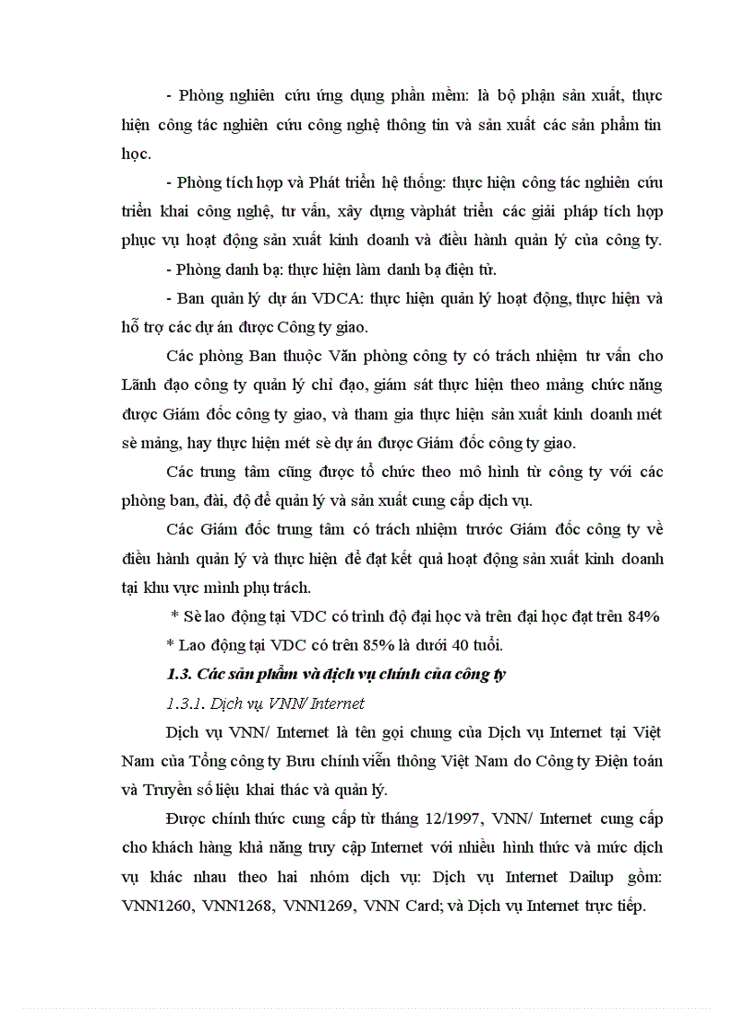 image for page Phân tích thực trạng hoạt động kinh doanh dịch vụ internet ở công ty điện toán và truyền thông số liệu - Vdc