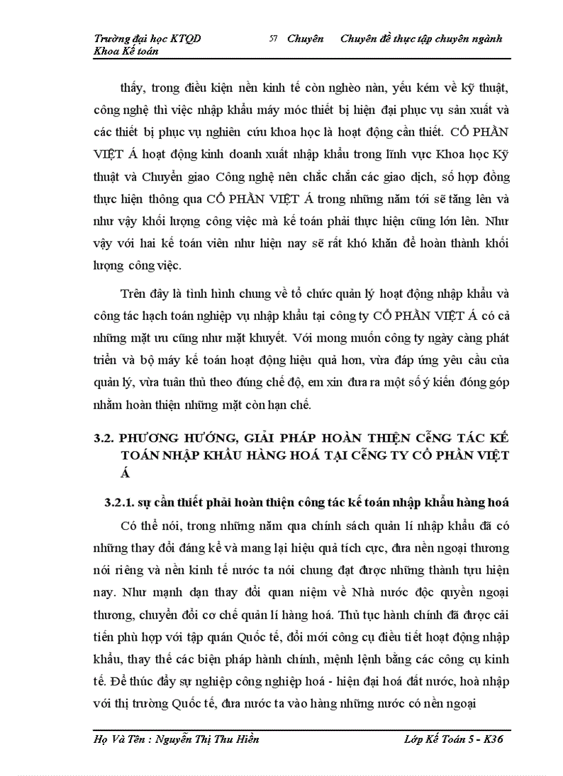 image for page Kế toán nghiệp vụ nhập khẩu hàng hoá tại công ty cổ phần việt á