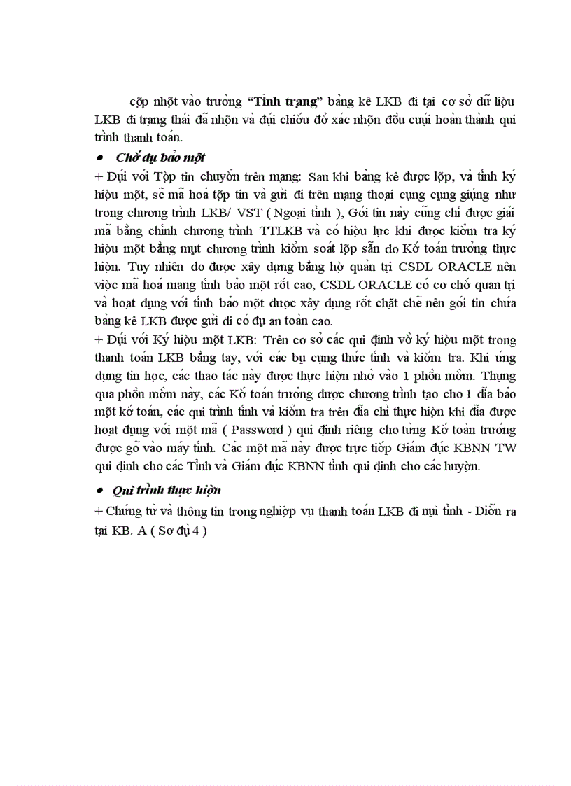 image for page Ứng dụng công nghệ thông tin trong nghiệp vụ thanh toán LKB tại KBNN Tỉnh Hà Giang