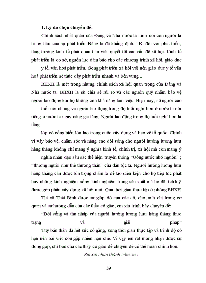 image for page Thu nhập và đời sống của người hưởng chế độ hưu trí hàng tháng ở thị x• thái bình - thực trạng và giải pháp