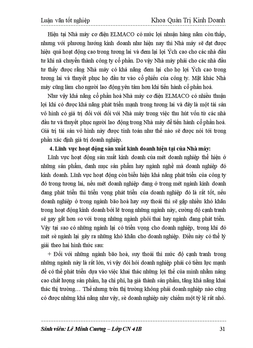 image for page Giải pháp thúc đẩy quá trình cổ phần hoá ở Nhà máy cơ điện ELMACO