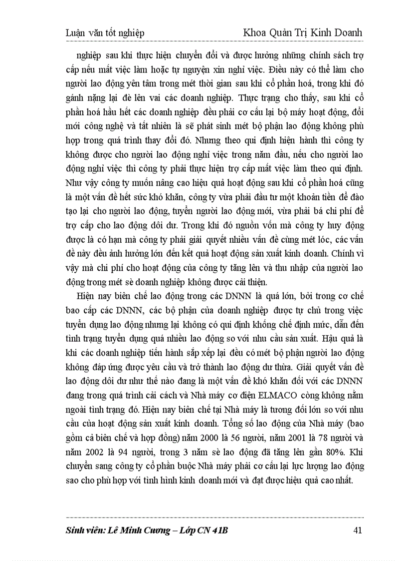 image for page Giải pháp thúc đẩy quá trình cổ phần hoá ở Nhà máy cơ điện ELMACO