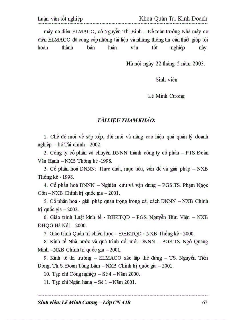image for page Giải pháp thúc đẩy quá trình cổ phần hoá ở Nhà máy cơ điện ELMACO