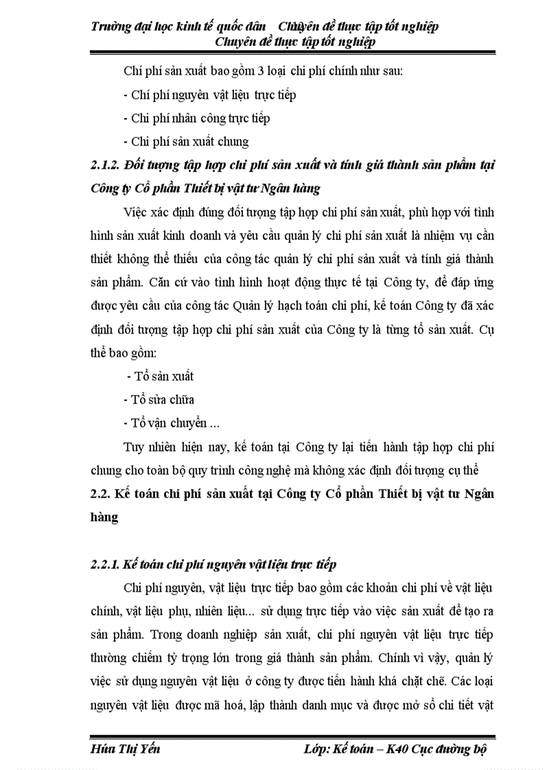 image for page Hoàn thiện kế toán tập hợp chi phí sản xuất và tính giá thành sản phẩm tại công ty Cổ phần Thiết bị vật tư Ngân hàng