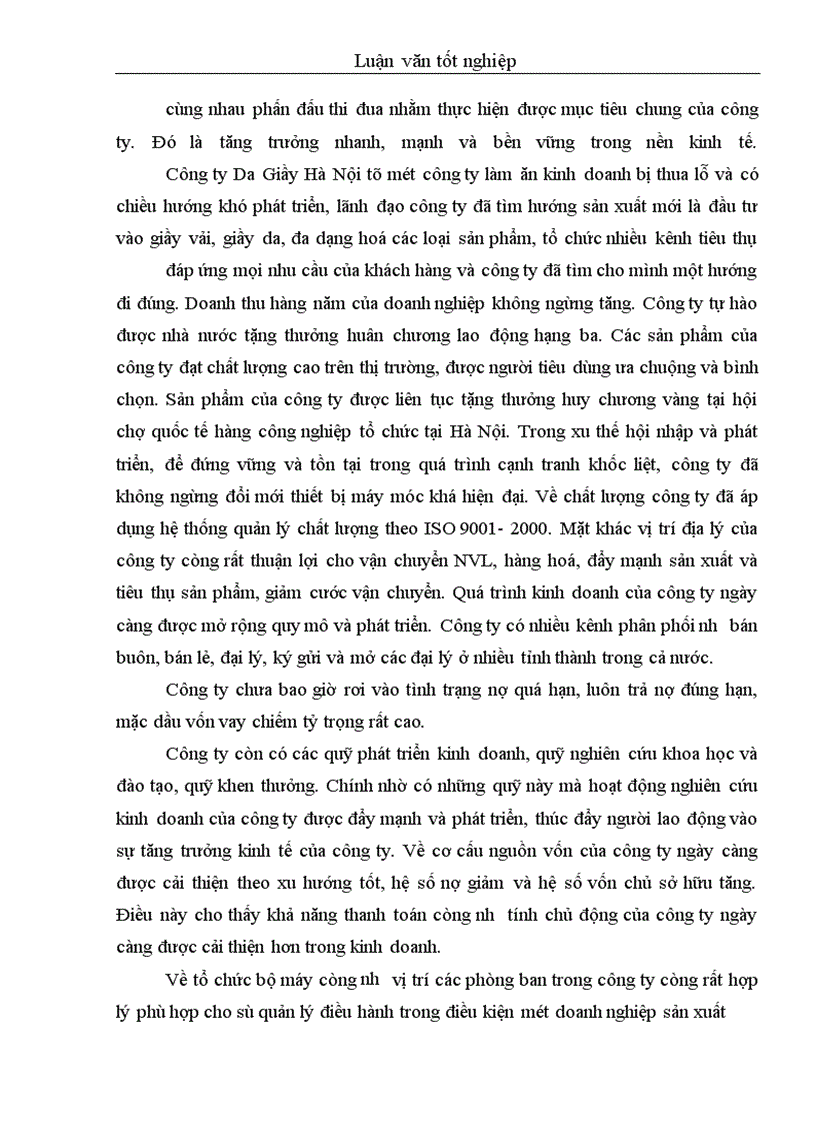 image for page Lợi nhuận- các biện pháp nâng cao lợi nhuận tại công ty Da Giầy Hà Nội