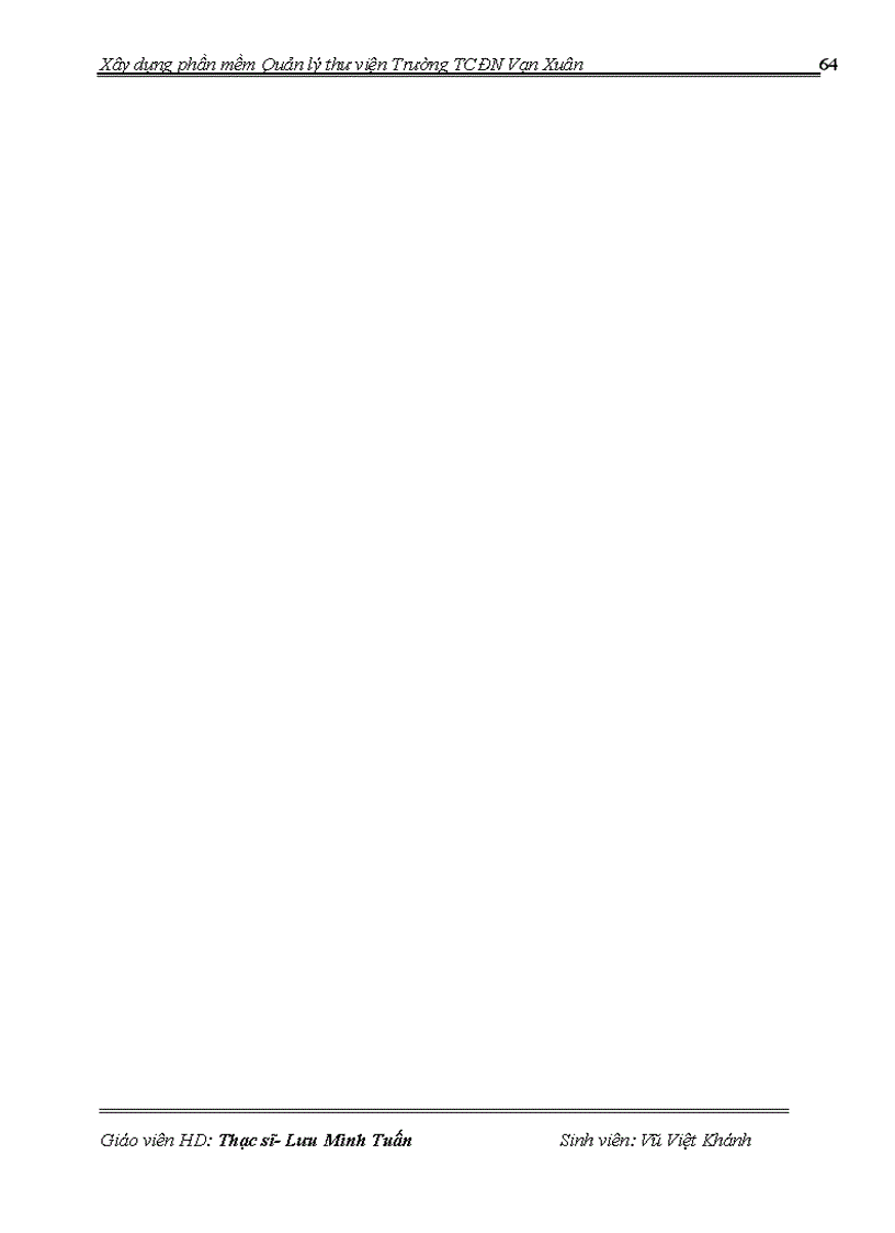 image for page Xây dựng phần mềm Quản lý thư viện Trường TCĐN Vạn Xuân