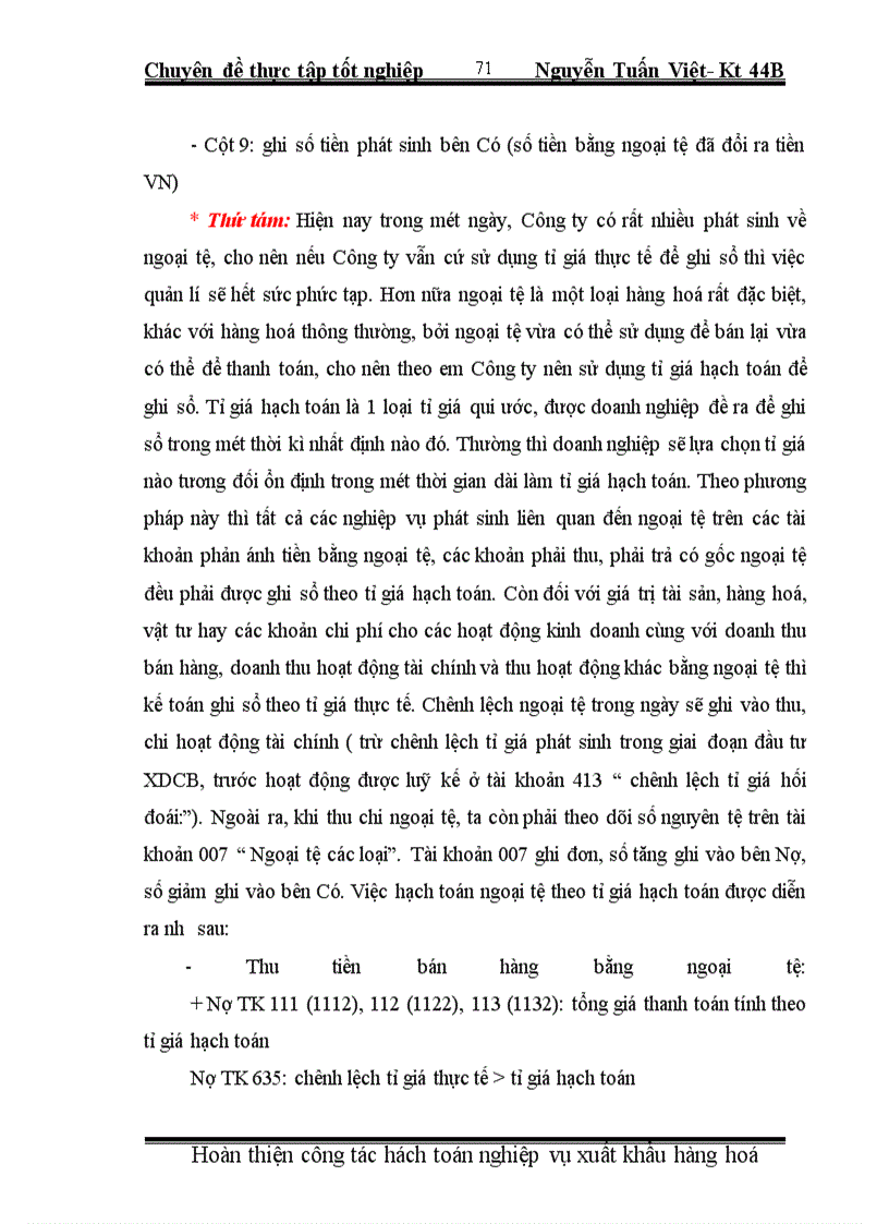 image for page Hoàn thiện công tác hạch toán nghiệp vụ xuất khẩu hàng hoá tại Công ty Cung ứng nhân lực Quốc tế và Thương mại SONA
