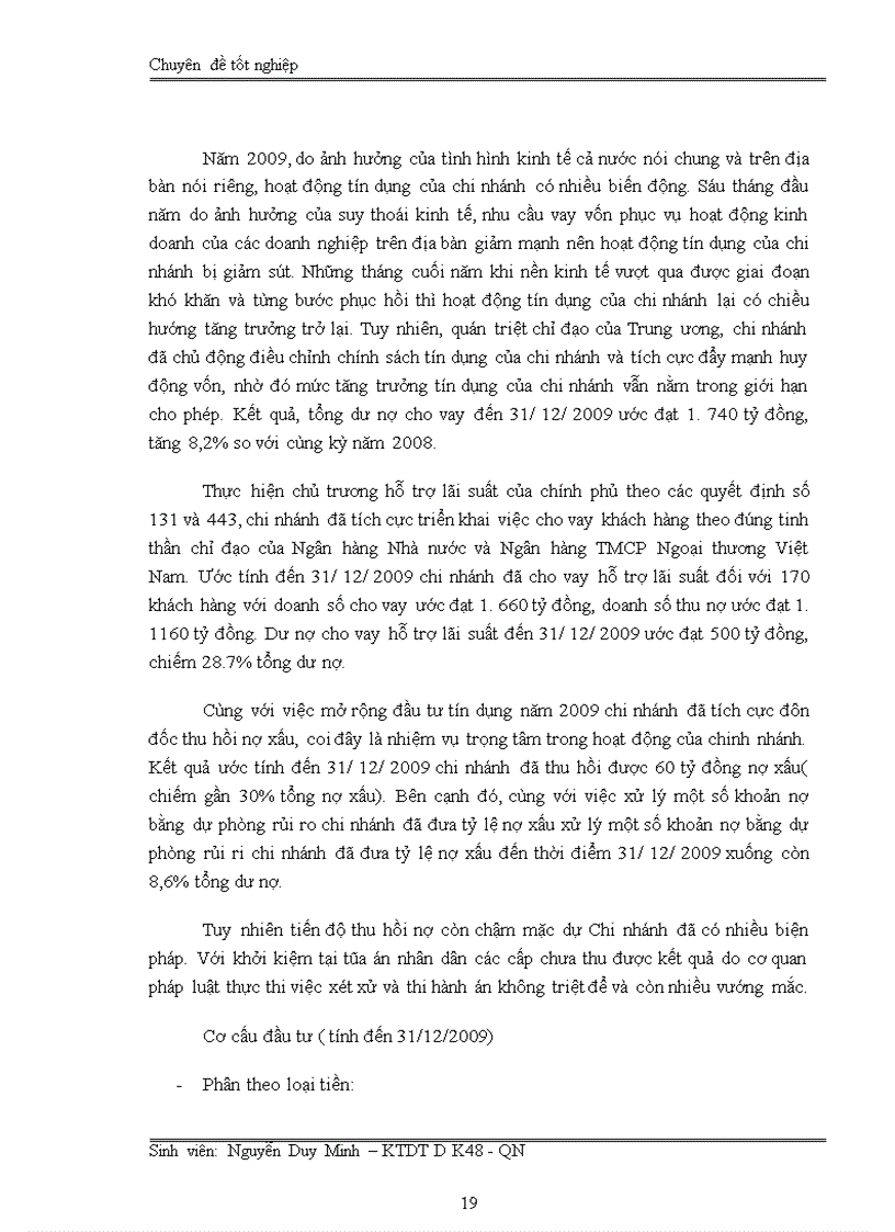 image for page Nâng cao chất lượng thẩm định dự án đầu tư tại Ngân Hàng TMCP Ngoại Thương Việt Nam chi nhánh Vinh