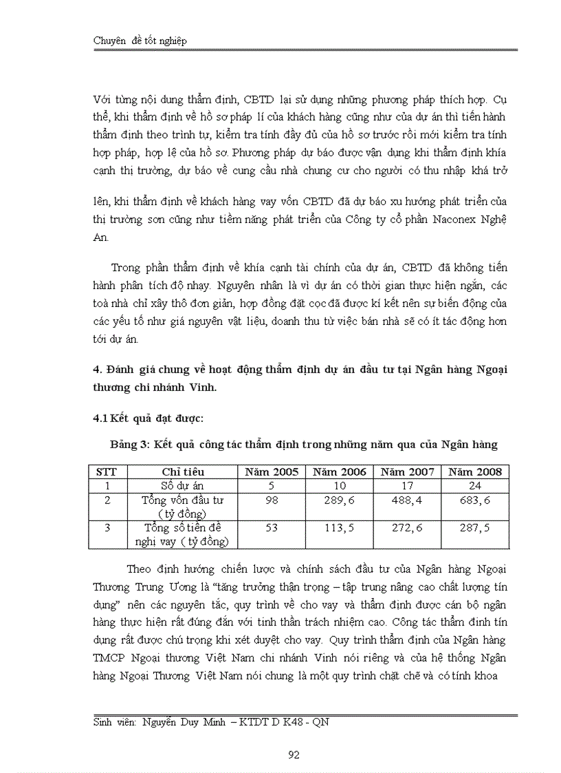 image for page Nâng cao chất lượng thẩm định dự án đầu tư tại Ngân Hàng TMCP Ngoại Thương Việt Nam chi nhánh Vinh
