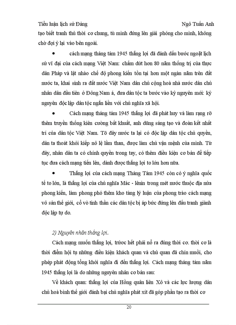 image for page Phong trào cách mạng tháng tám