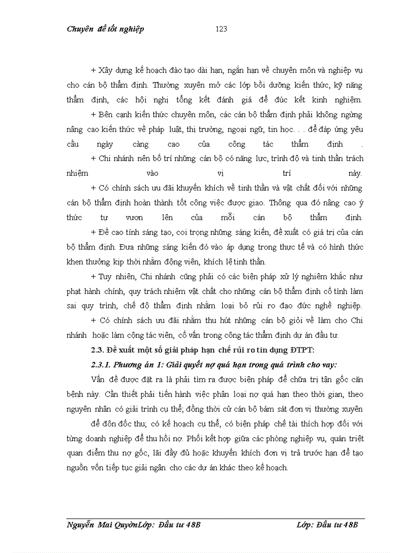 image for page Rủi ro và đánh giá rủi ro dự án đầu tư xin vay vôn tại Chi nhánh ngân hàng ĐT&PT Nam Hà Nội