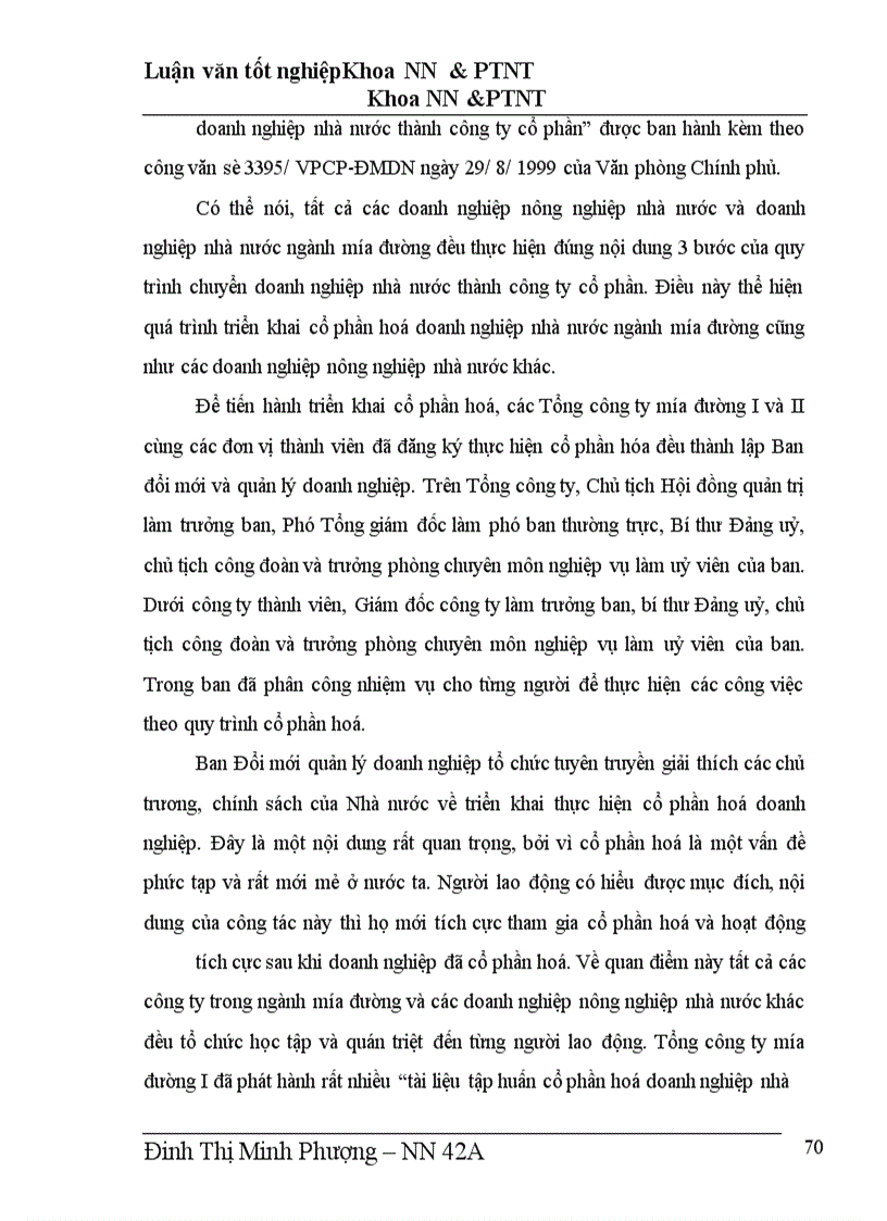 image for page Một số giải pháp chủ yếu thúc đẩy quá trình cổ phần hoá các doanh nghiệp nhà nước ngành mía đường