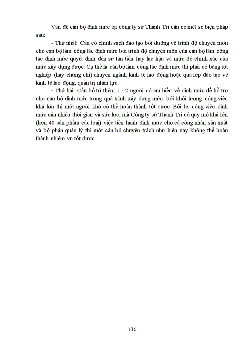 image for page Hoàn thiện công tác định mức lao động khoa học tại Công ty sứ Thanh Trì