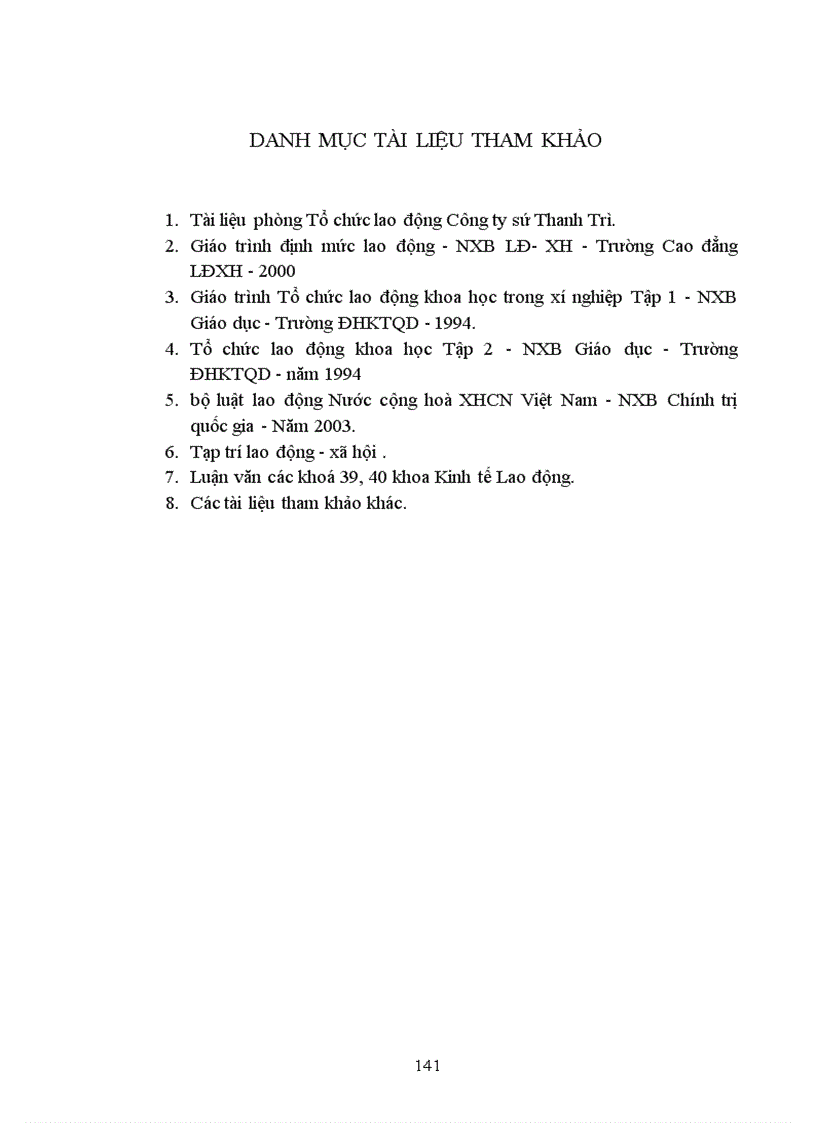 image for page Hoàn thiện công tác định mức lao động khoa học tại Công ty sứ Thanh Trì