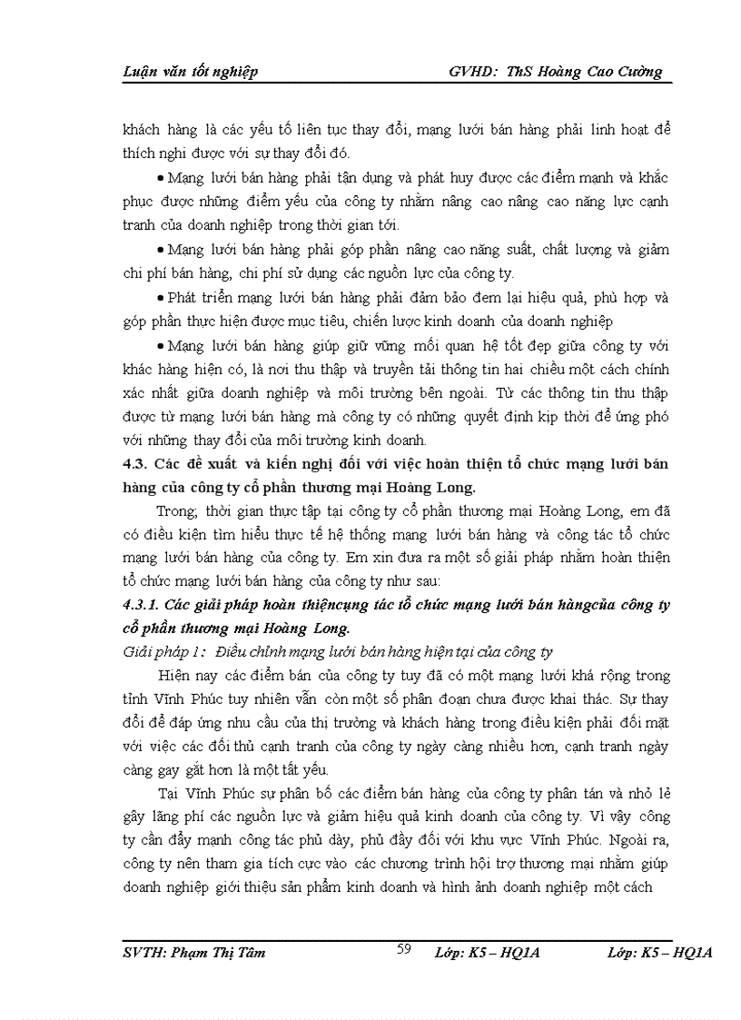 image for page Hoàn thiện công tác tổ chức mạng lưới bán hàng tại công ty cổ phần thương mại Hoang Long