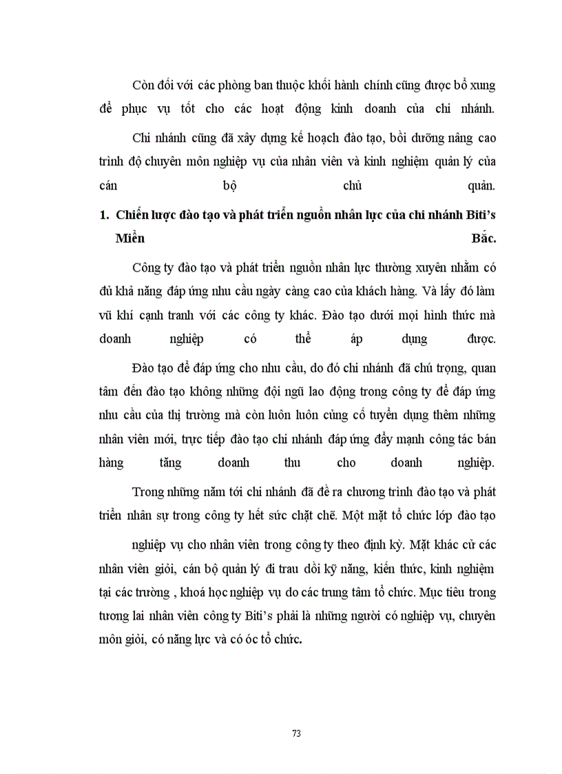 image for page Một số giải pháp nhằm nâng cao chất lượng công tác Đào tạo và phát triển nhân sự tại chi nhánh Miền Bắc - Công ty sản xuất hàng tiêu dùng Bình tiên