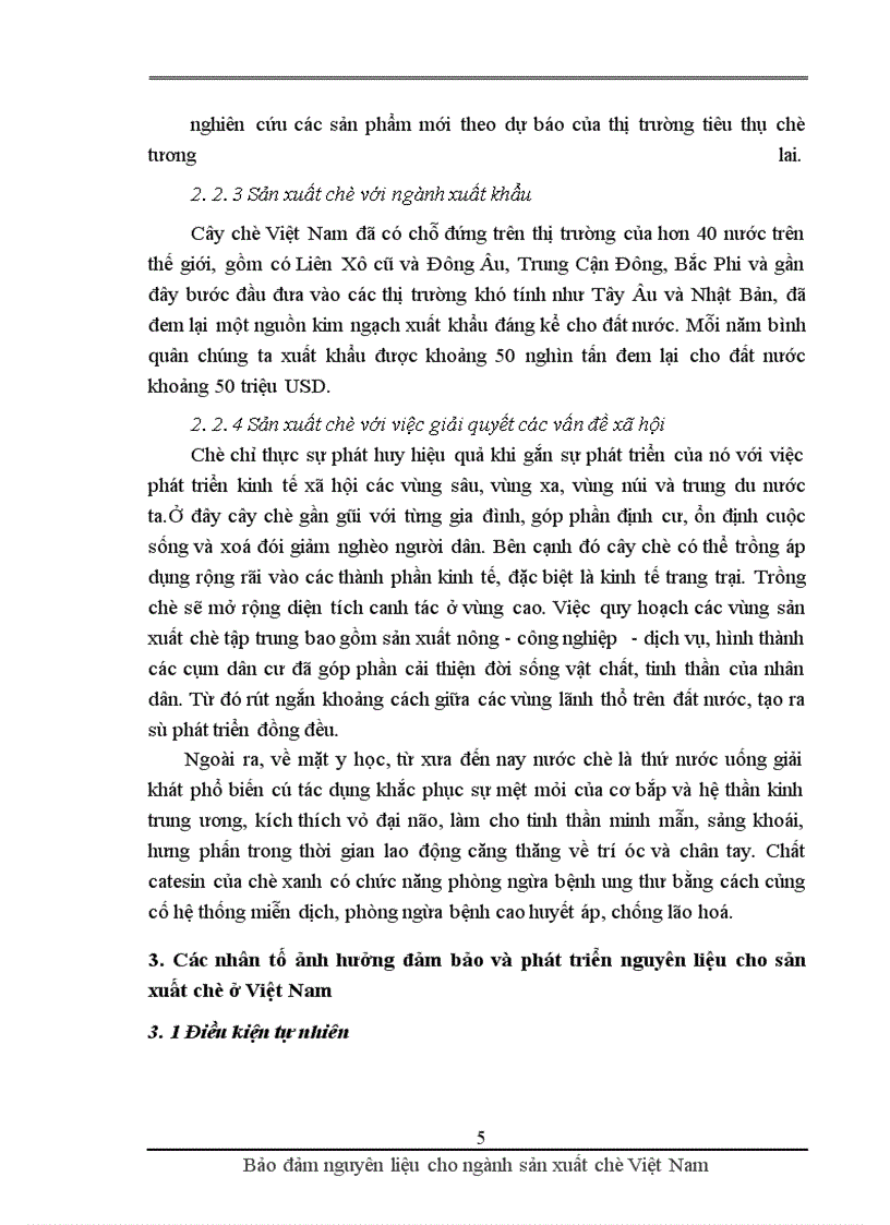 image for page Bảo đảm nguyên liệu cho ngành sản xuất chè Việt Nam