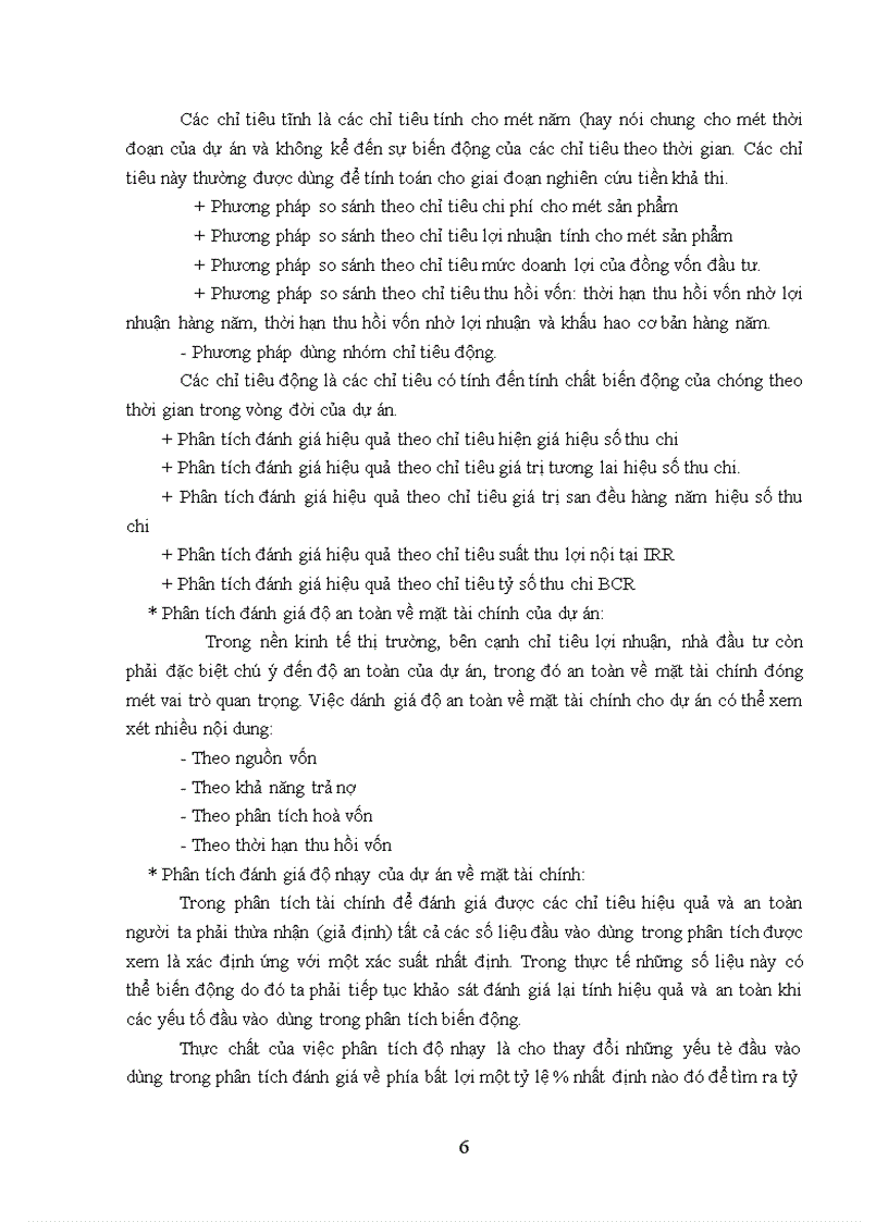 image for page Phân tích hiệu quả kinh tế - xã hội của dự án đầu tư