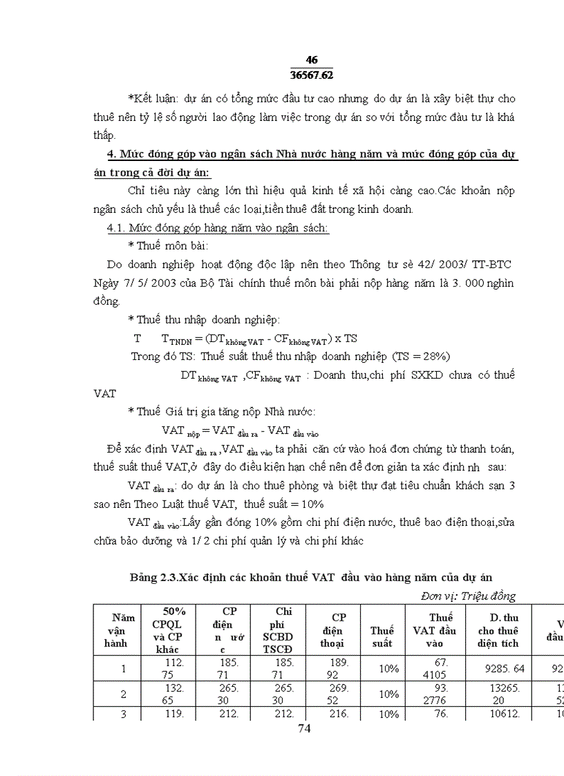 image for page Phân tích hiệu quả kinh tế - xã hội của dự án đầu tư