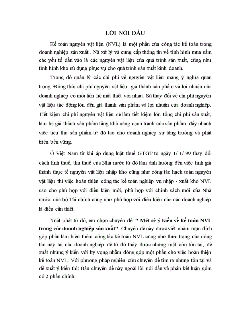 image for page Một số ý kiến về kế toán NVL trong các doanh nghiệp sản xuất
