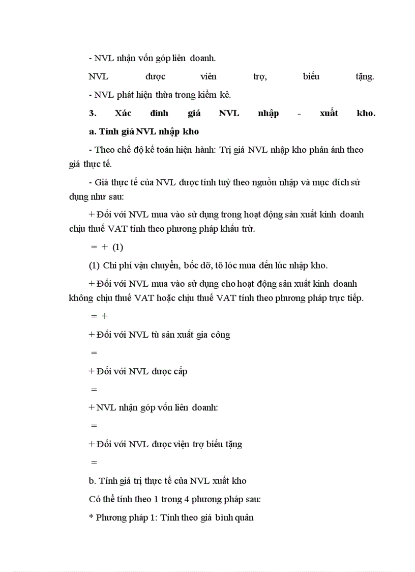 image for page Một số ý kiến về kế toán NVL trong các doanh nghiệp sản xuất