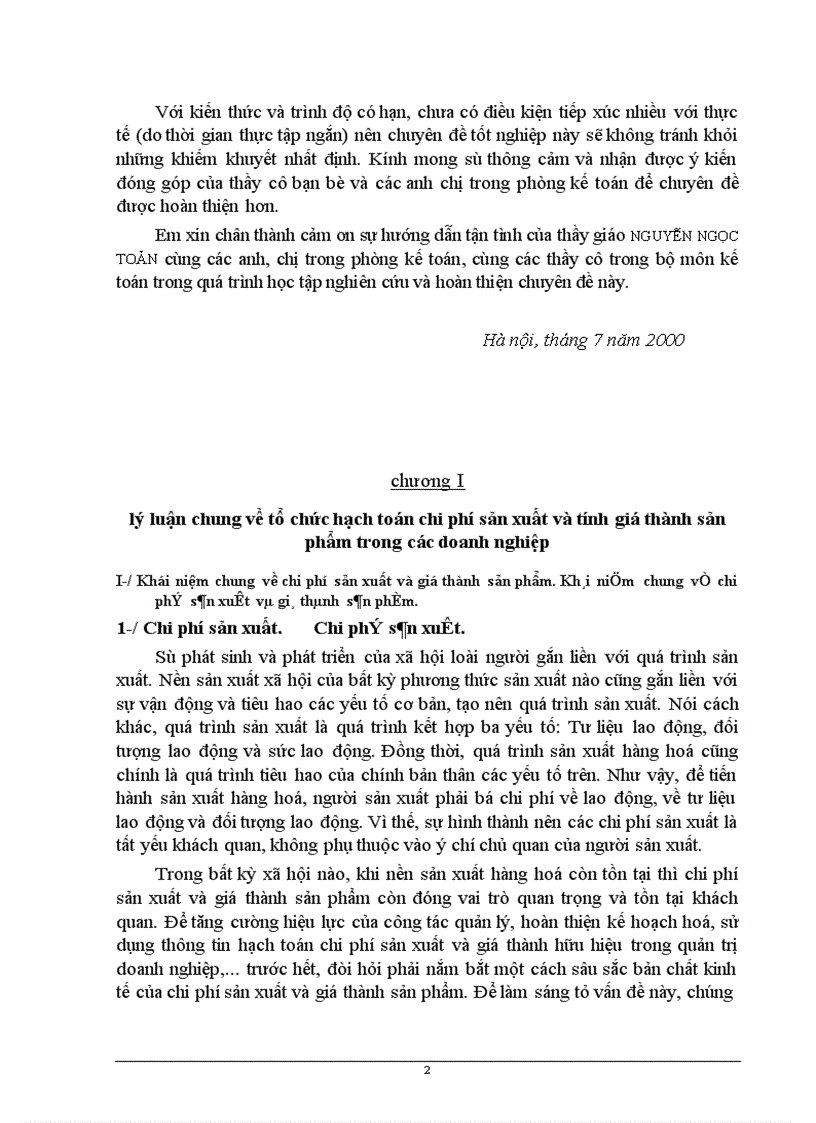 image for page Kế toán tập hợp chi phí sản xuất và tính giá thành sản phẩm ở công ty Dệt - May Hà Nội